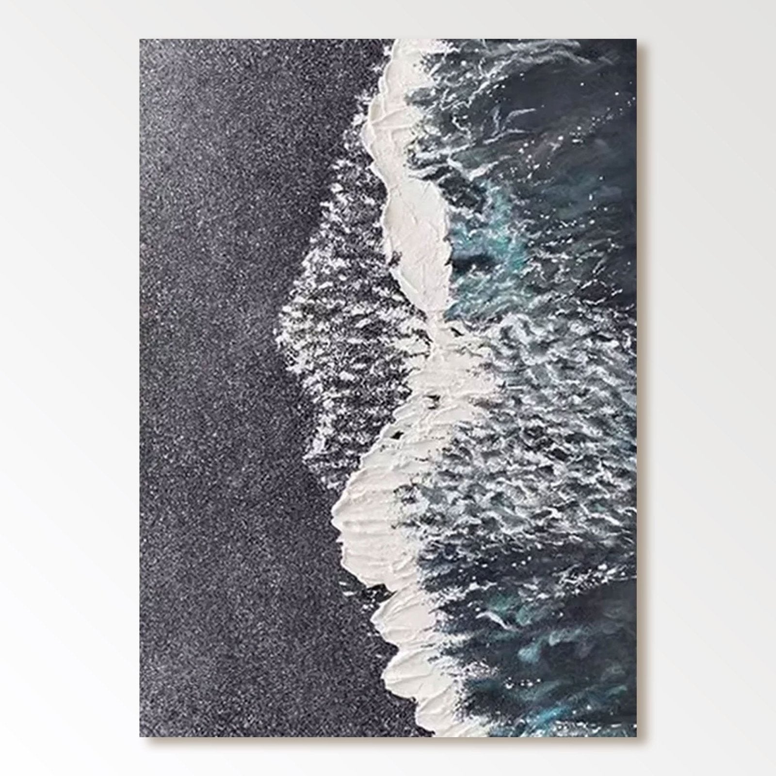 Abstract Painting "Midnight Tide"