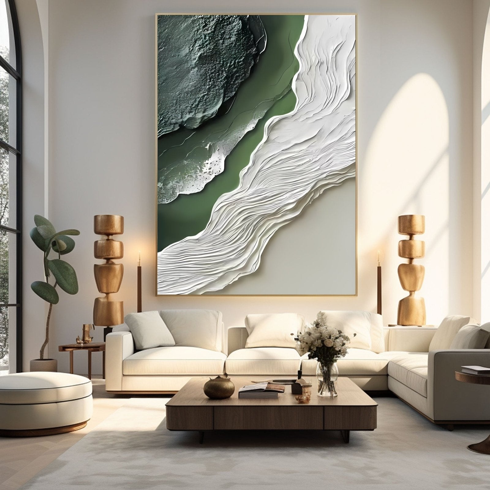 Abstract Painting "Wasser Kraft”