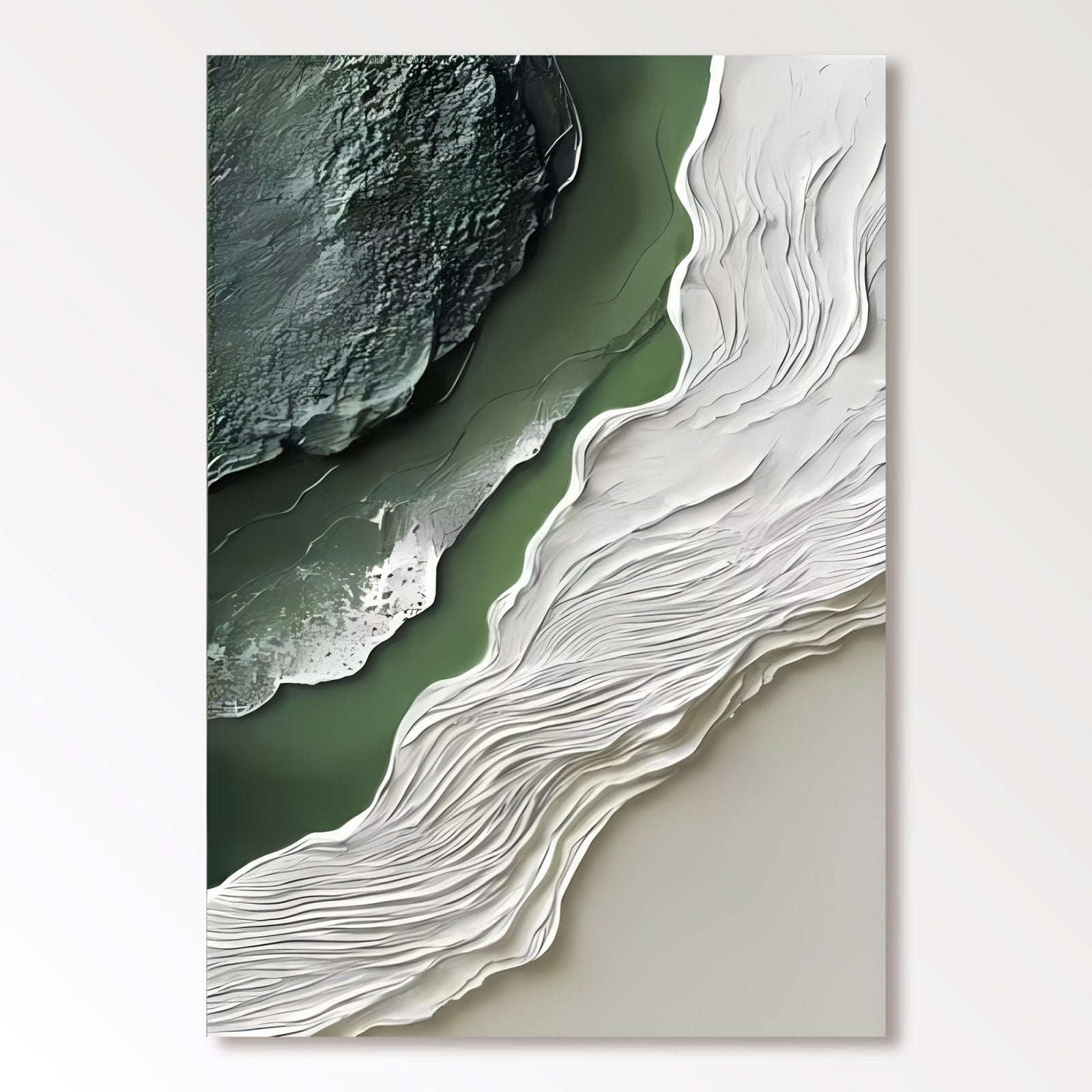 Abstract Painting "Wasser Kraft”