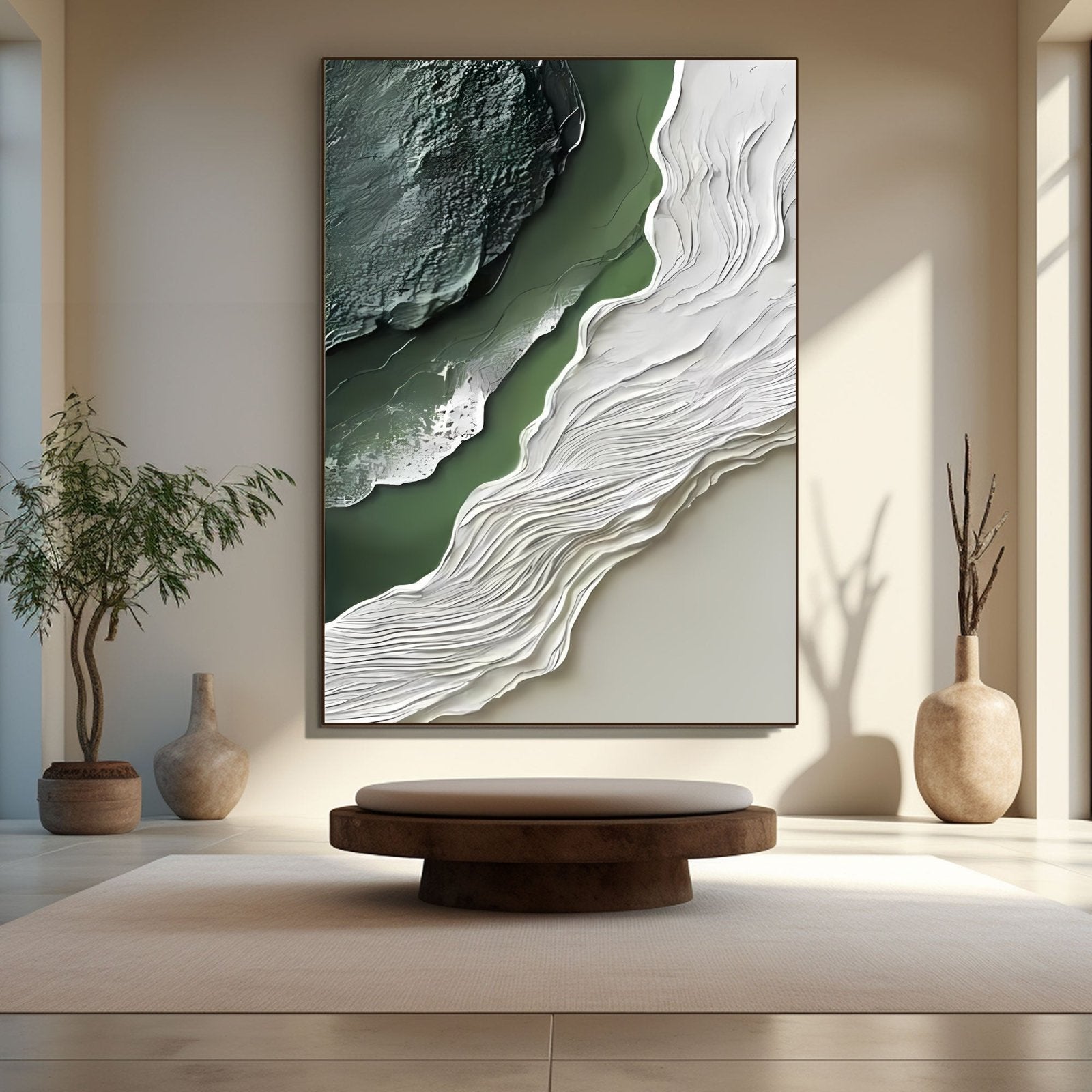 Abstract Painting "Wasser Kraft”