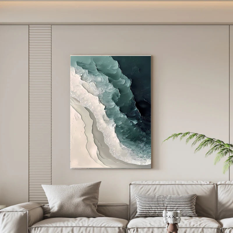 Abstract Painting "Welle Kraft”