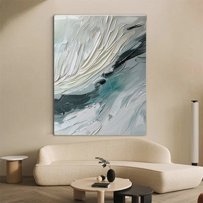 Abstract Painting "Whispering Waves of Serenity"