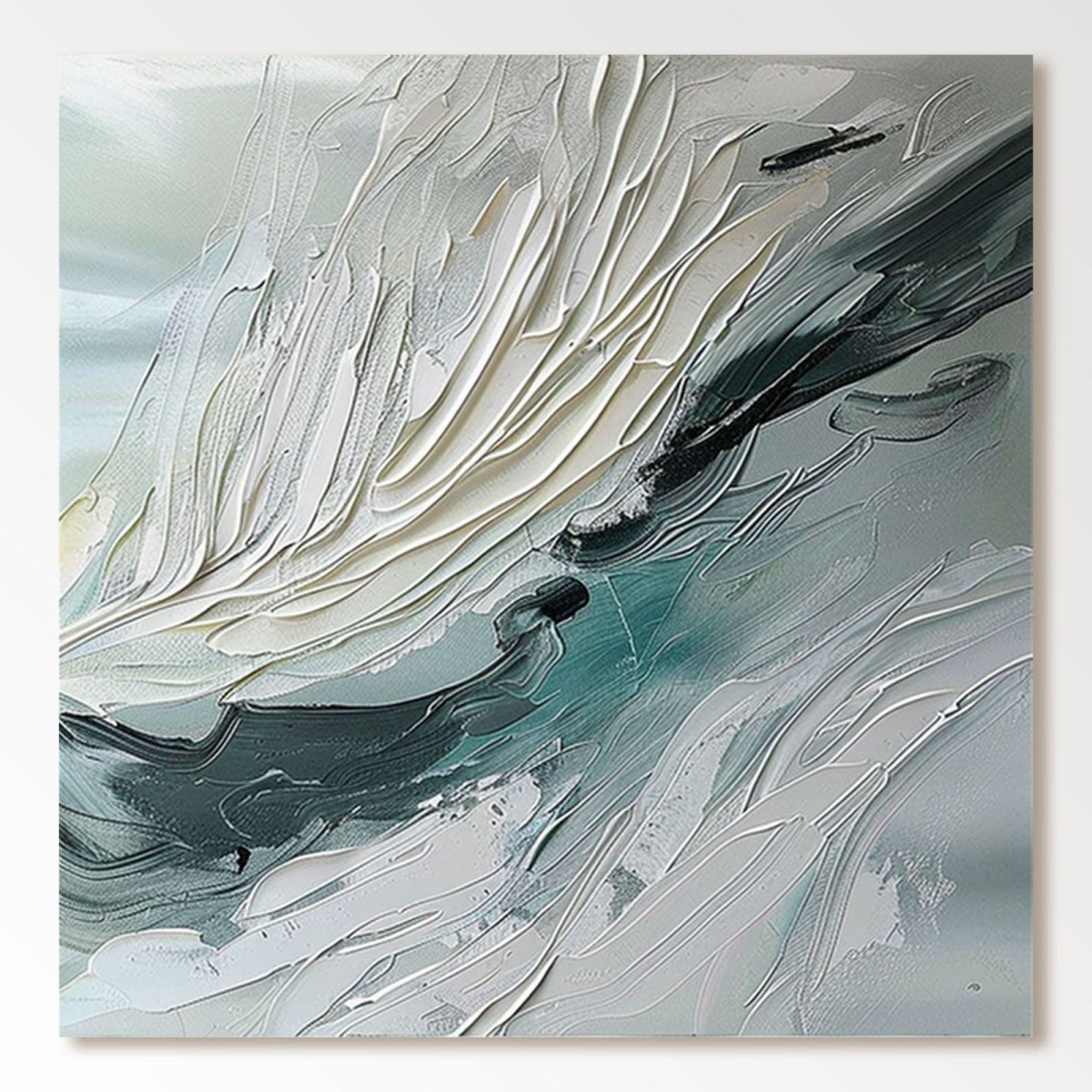 Abstract Painting "Whispering Waves of Serenity"