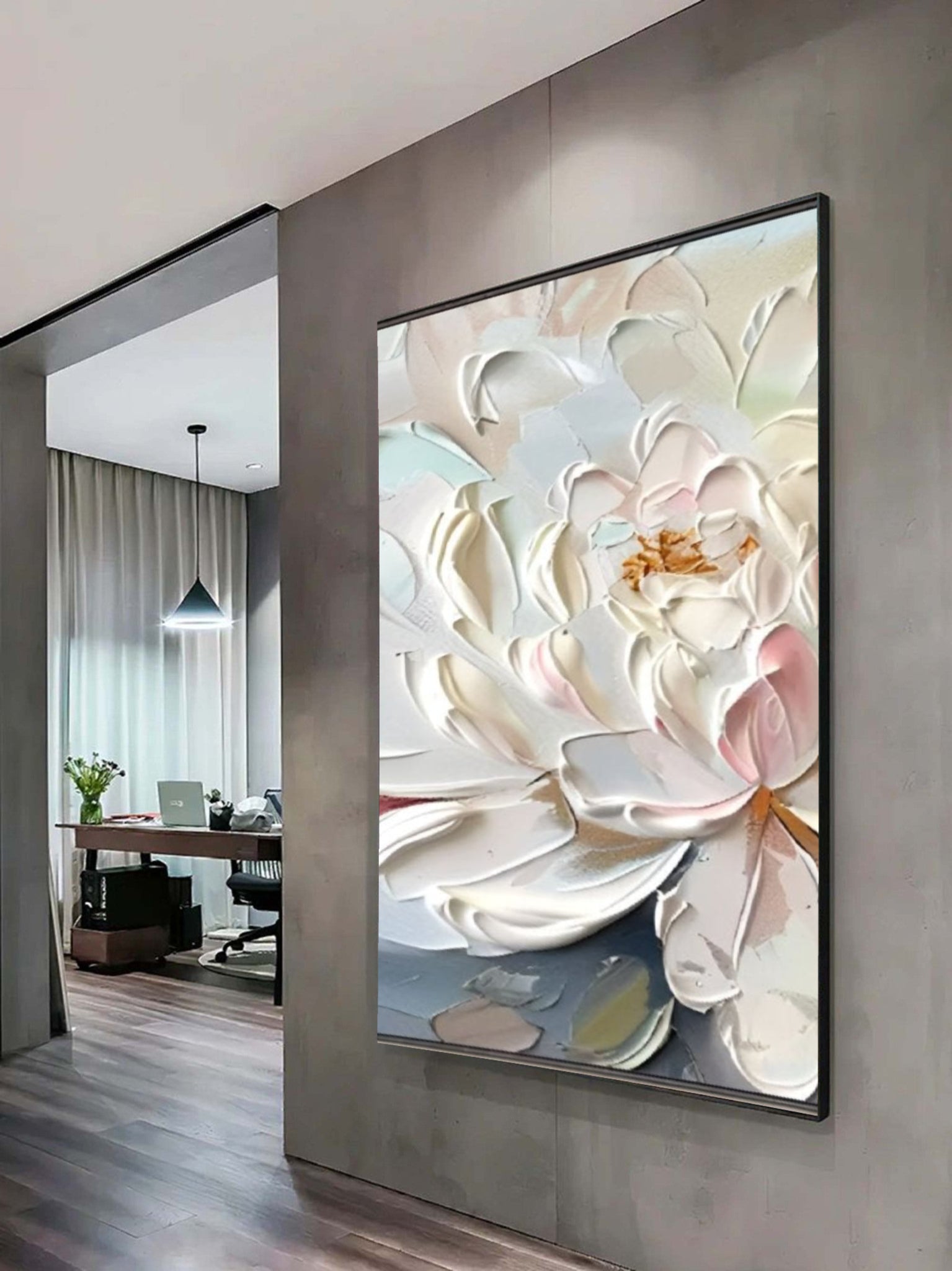 Abstract Painting "Whispers of the Unseen"