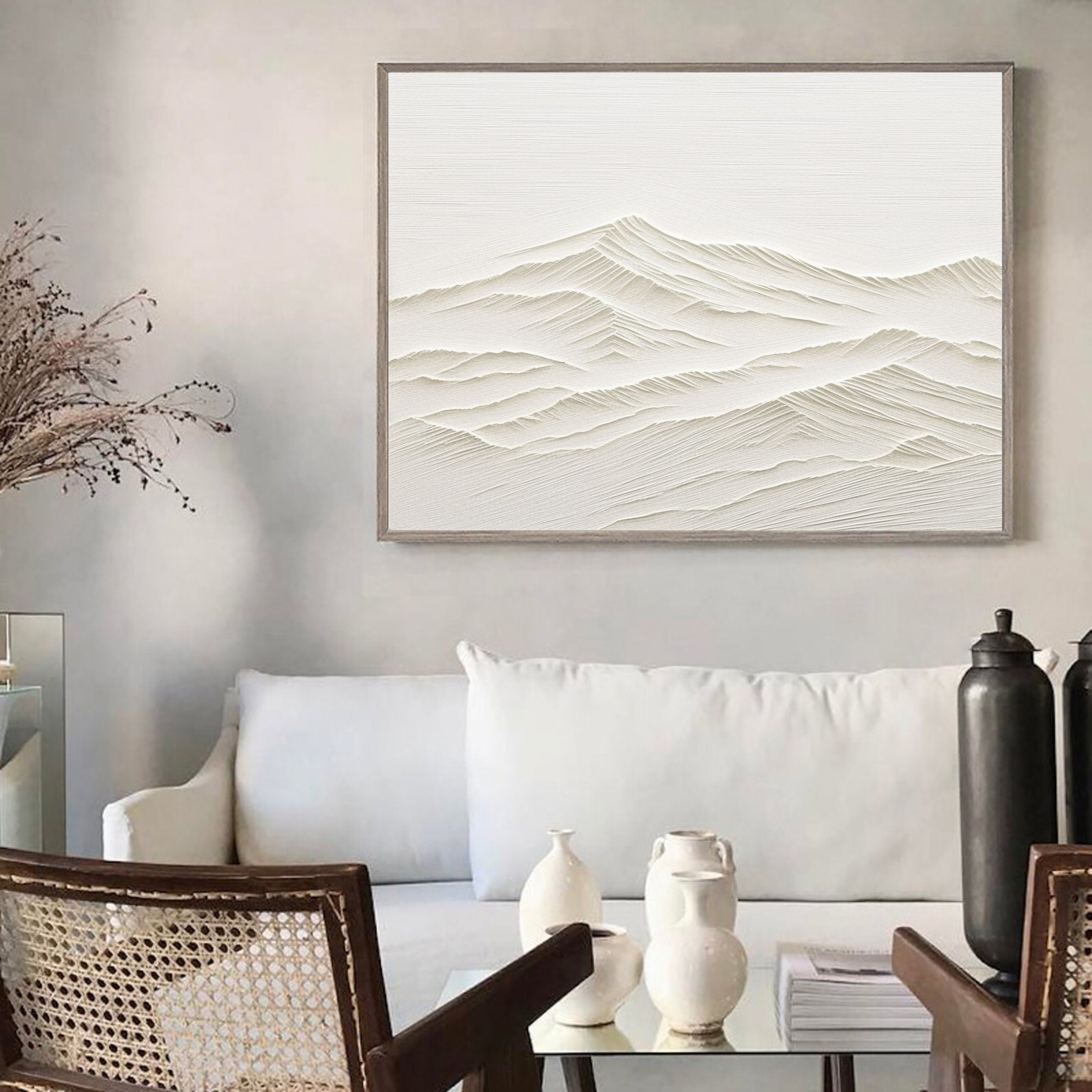 Plaster Art Minimalist Textured Painting #MM084