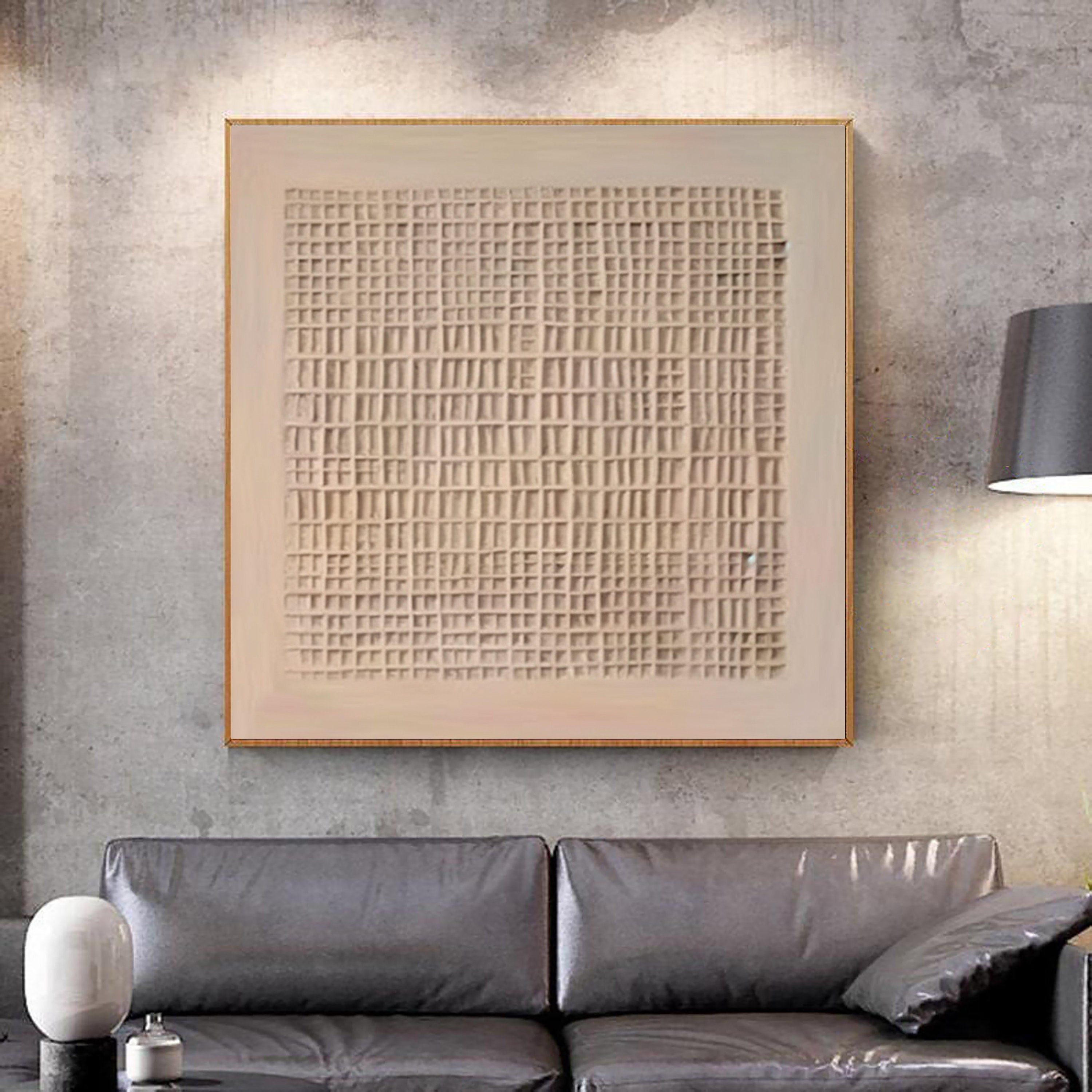 Beige & Brown Abstract #BB026