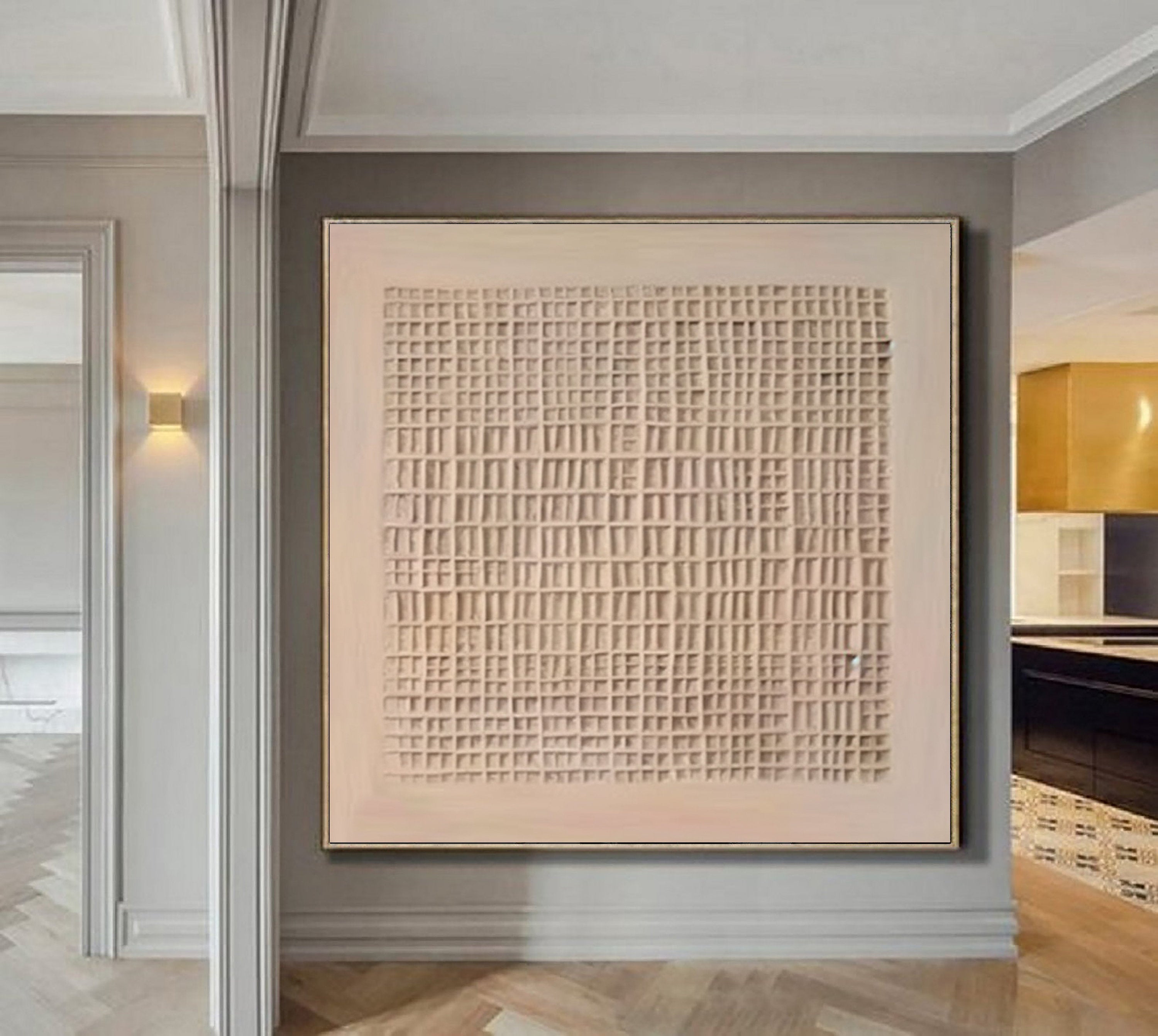 Beige & Brown Abstract #BB026