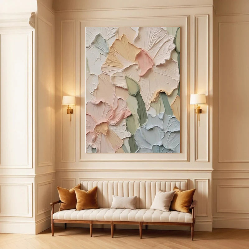 Plaster Painting "Élise Ivoire”