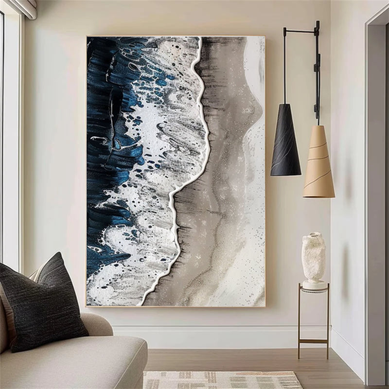 Plaster Painting "Eternal Waves"