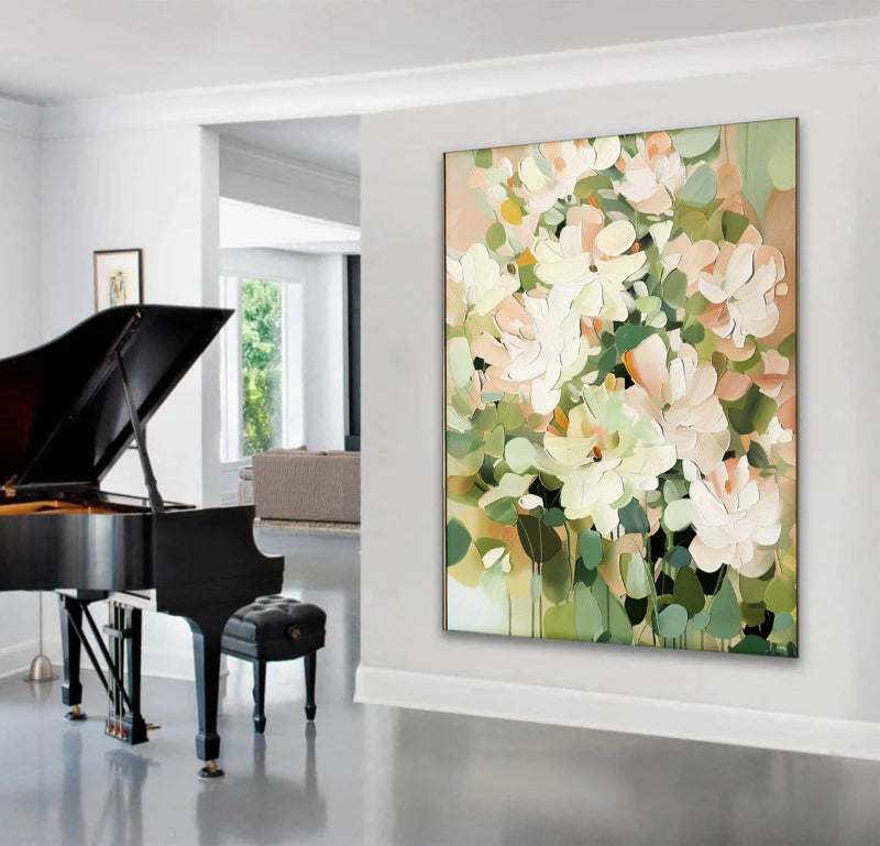 Plaster Painting "Jardin de Douceur"