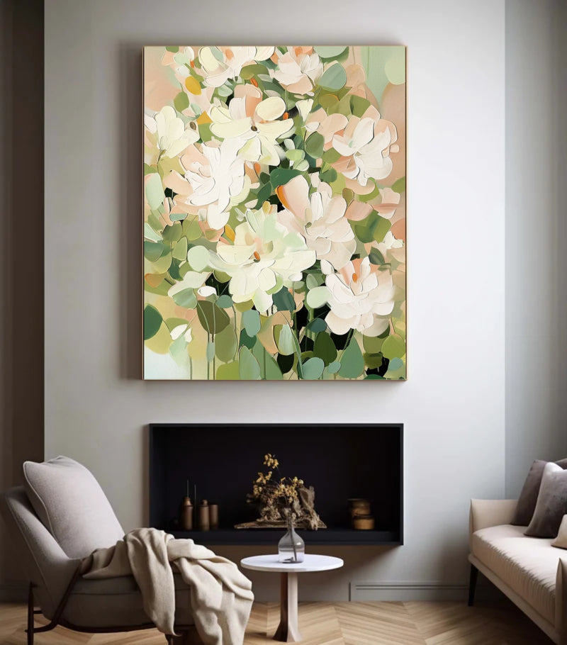 Plaster Painting "Jardin de Douceur"