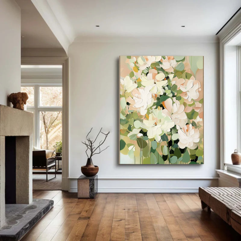 Plaster Painting "Jardin de Douceur"