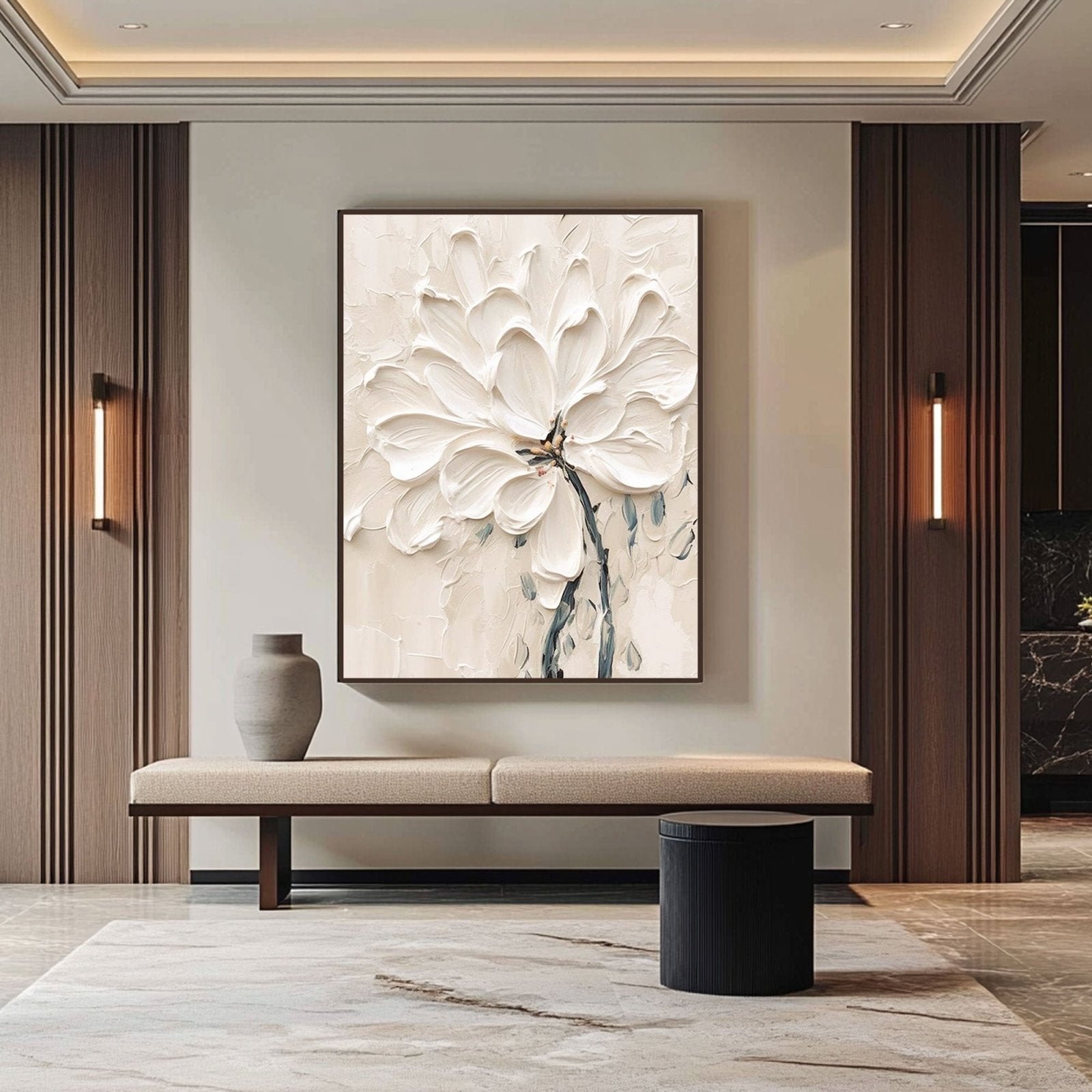 Plaster Painting "Jardin Enchanté"