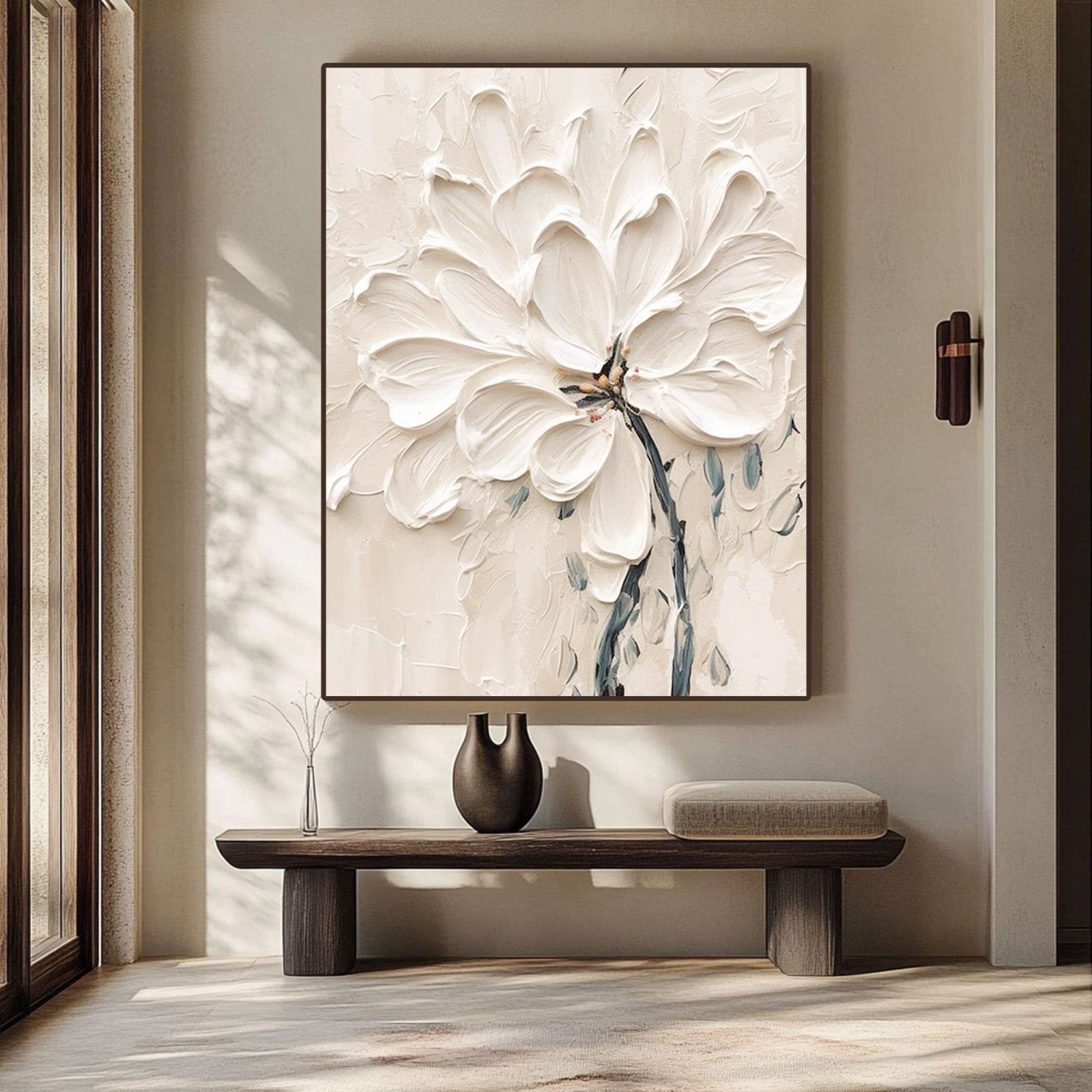 Plaster Painting "Jardin Enchanté"