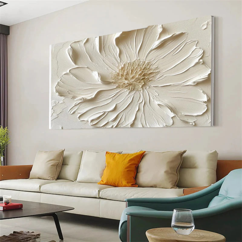 Plaster Painting "Pétalo Eterno”