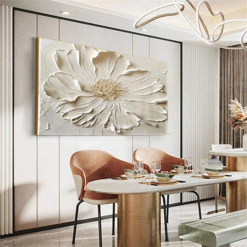 Plaster Painting "Pétalo Eterno”