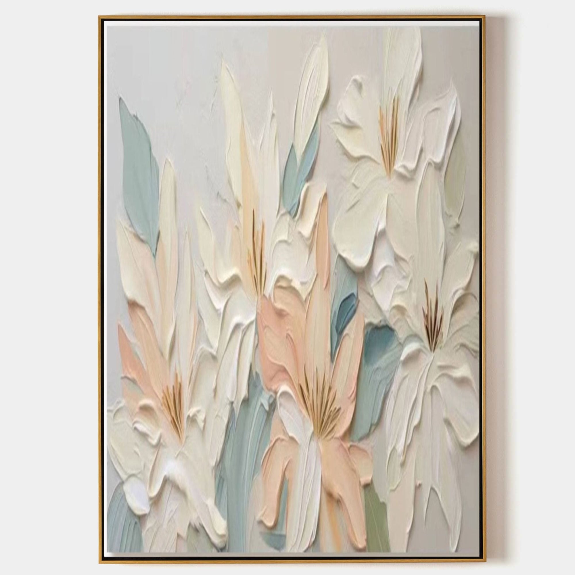Plaster Painting "Spring's Gentle Awakening"