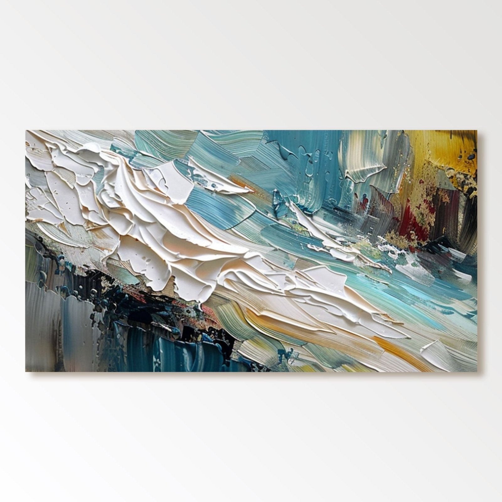 Plaster Wall Art "Waves of Passion"