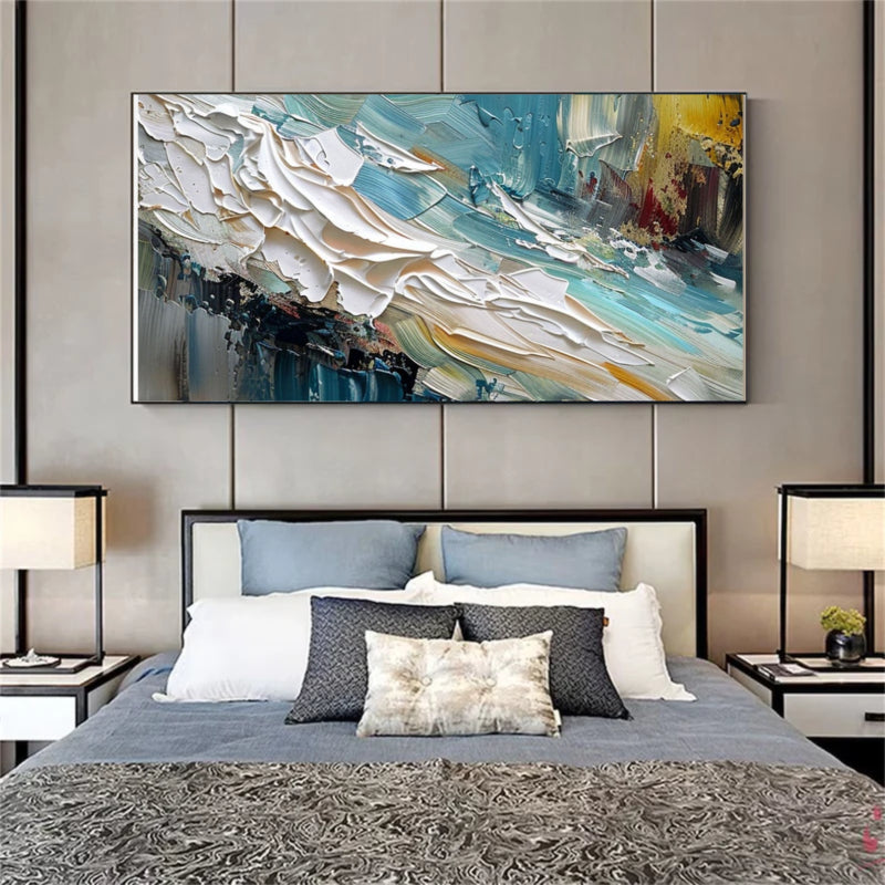 Plaster Wall Art "Waves of Passion"