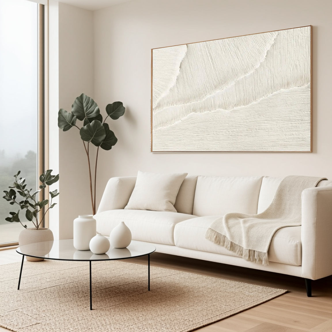 Plaster Art Minimalist Textured Painting #MM016