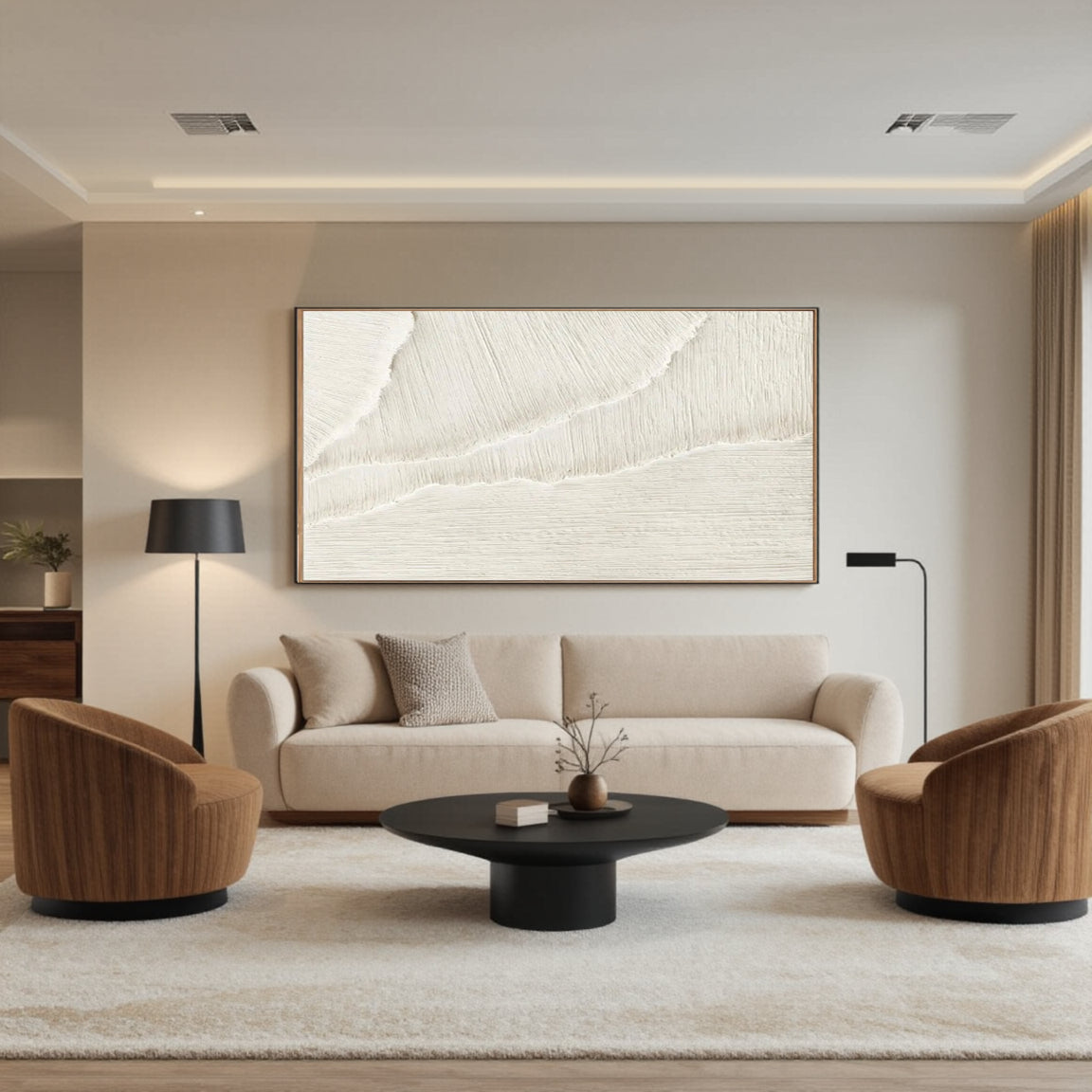 Plaster Art Minimalist Textured Painting #MM016