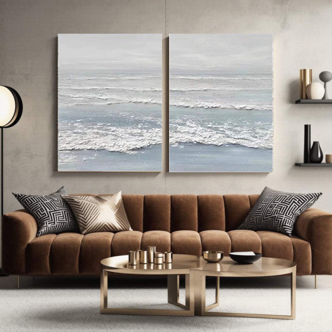 Ocean And Sky Painting Set of 2#OS 038