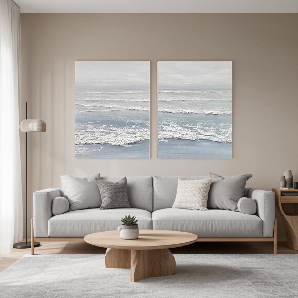 Ocean And Sky Painting Set of 2#OS 038