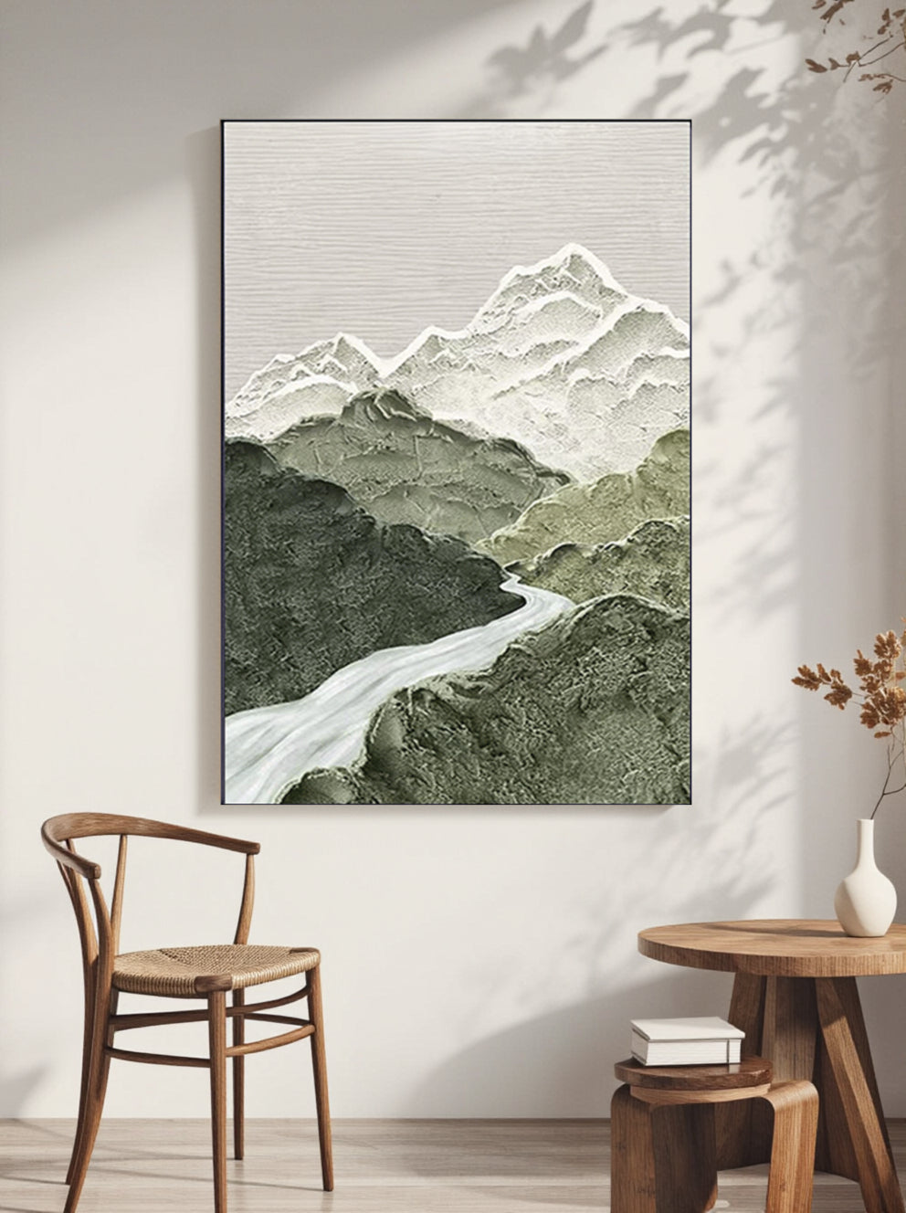 Blue & Green Abstract #BG011