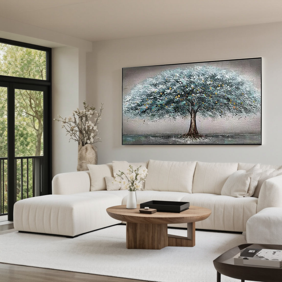 Flower And Tree Painting #FT 008