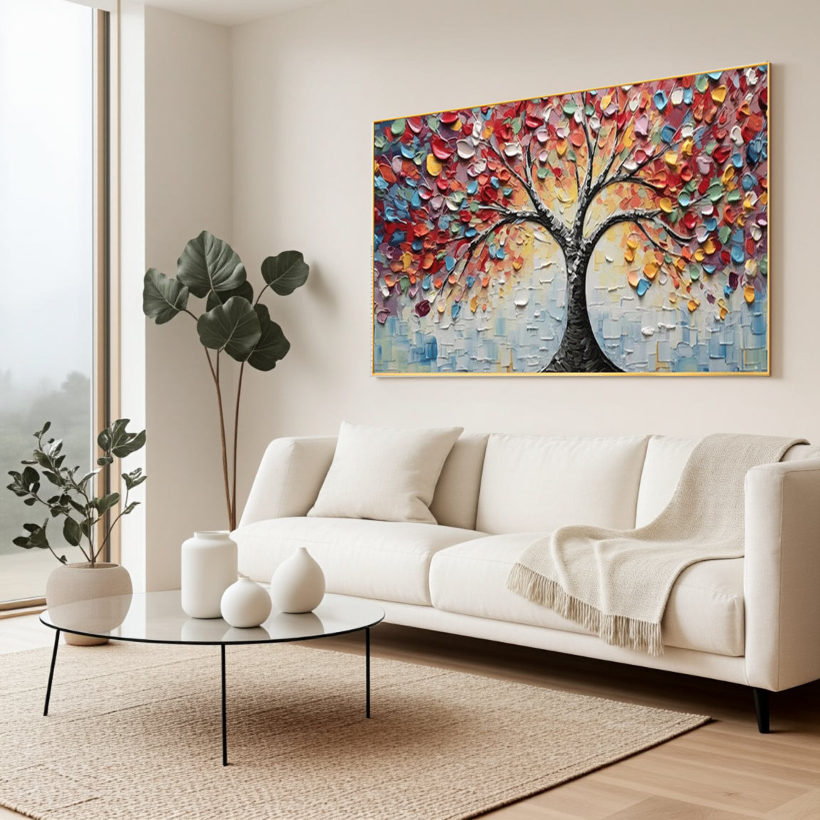 Flower And Tree Painting #FT 055