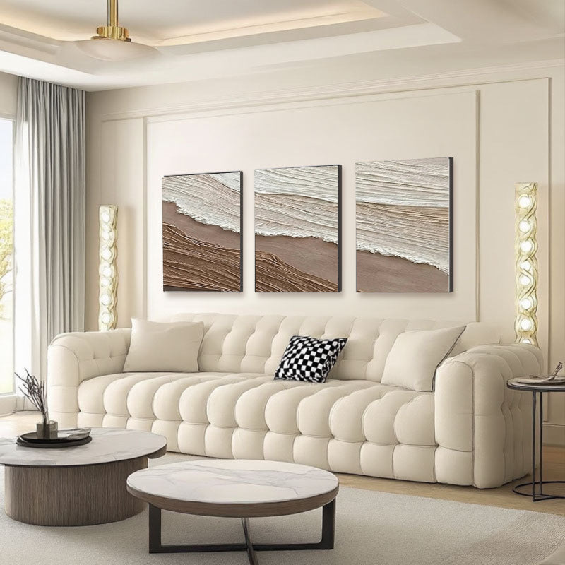 Wabi Sabi Painting "Flujo Quieto"