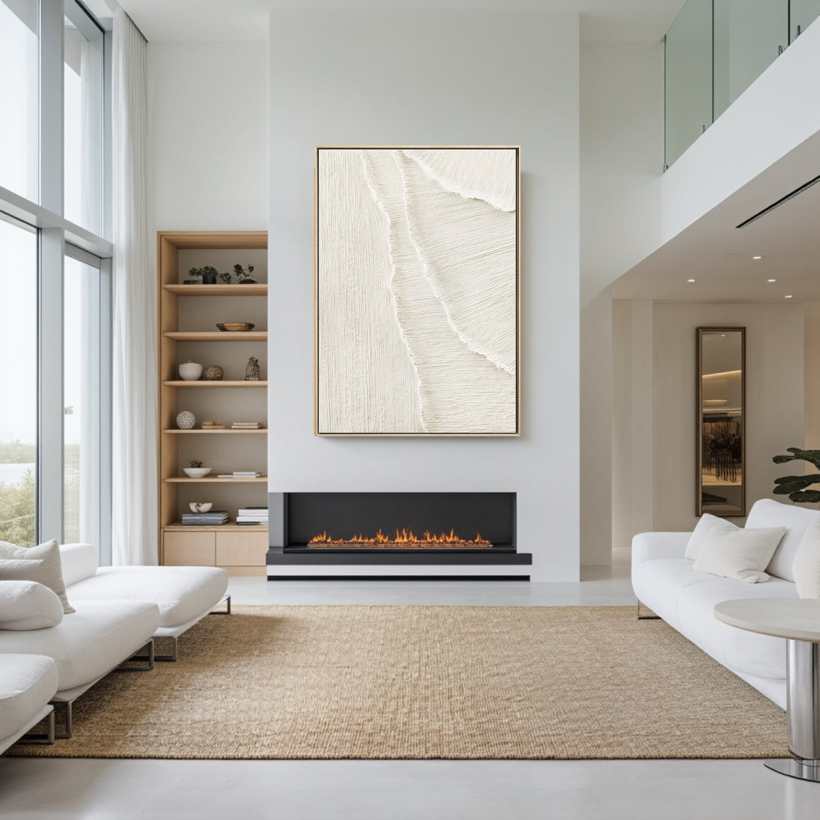 Plaster Art Minimalist Textured Painting #MM009