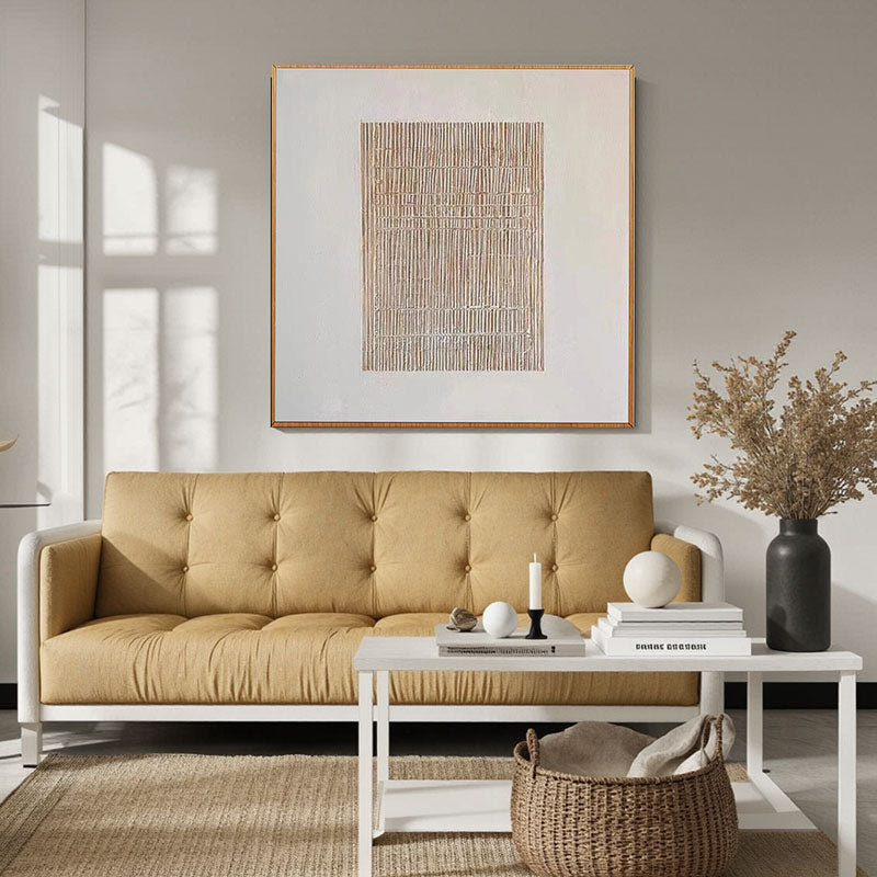 Beige & Brown Abstract #BB028