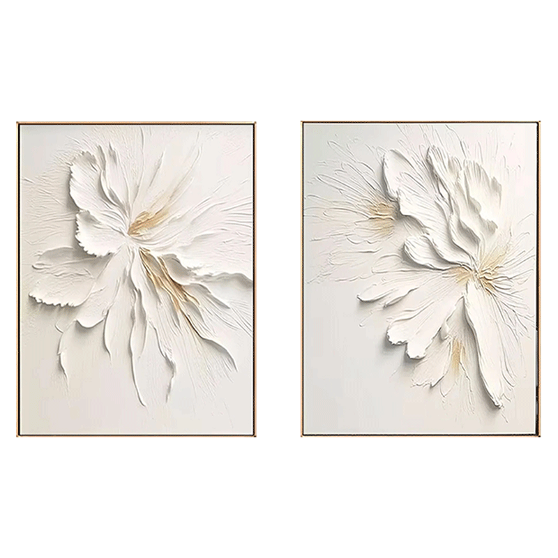 Flower And Tree Painting Set of 2 #FT 037