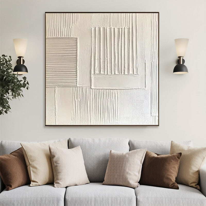 Beige & Brown Abstract #BB129