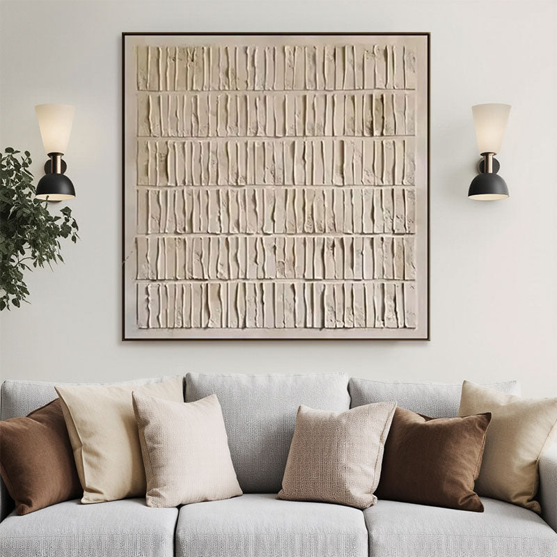 Beige & Brown Abstract #BB128