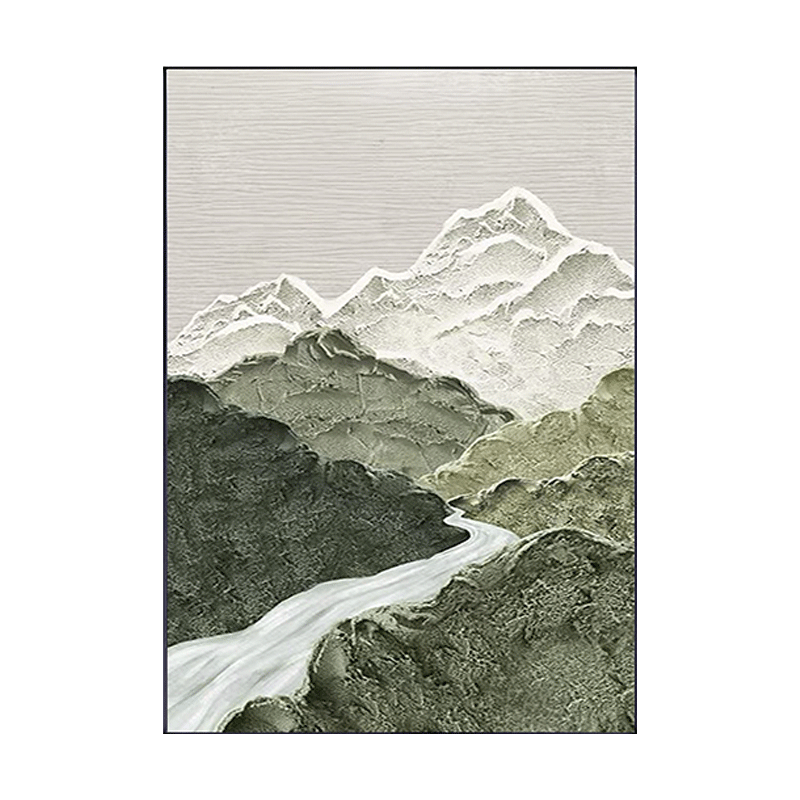 Blue & Green Abstract #BG011