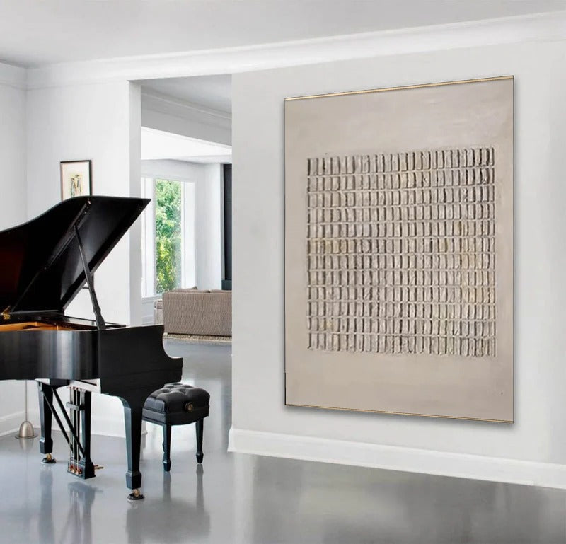 Beige & Brown Abstract #BB029