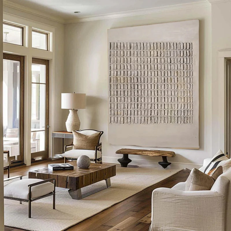 Beige & Brown Abstract #BB029