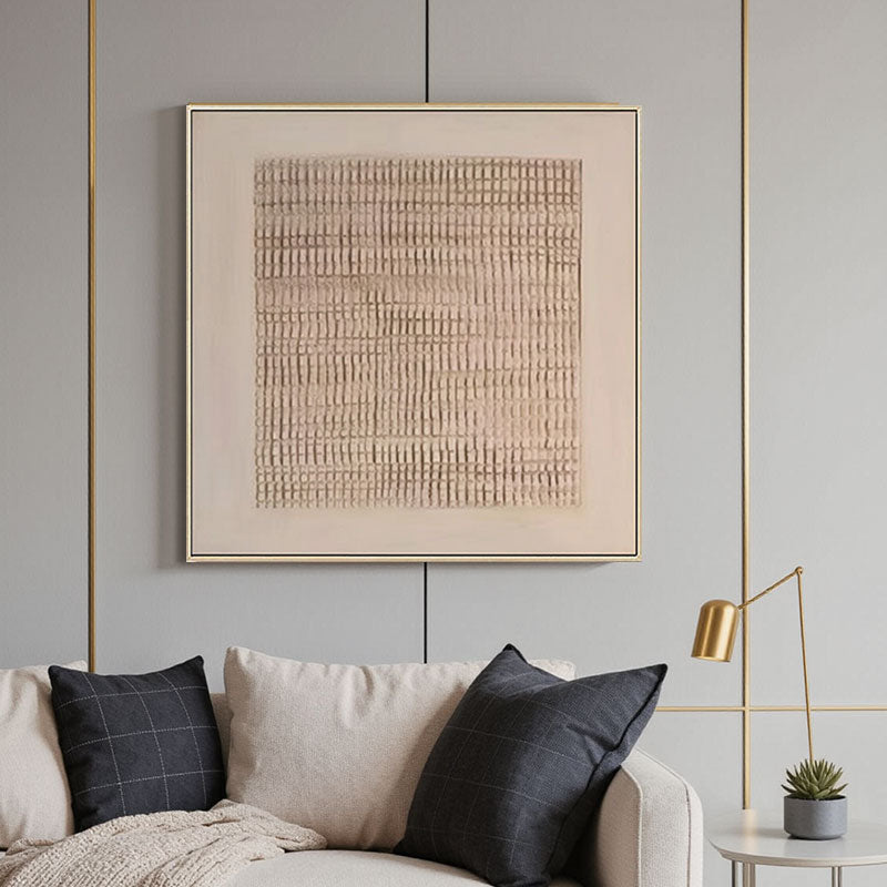 Beige & Brown Abstract #BB007