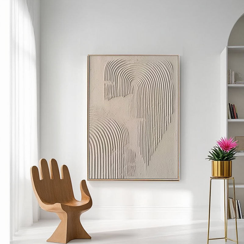 Beige & Brown Abstract #BB021