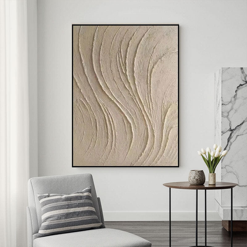 Beige & Brown Abstract #BB095