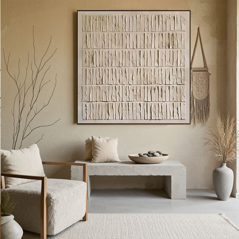 Beige & Brown Abstract #BB125