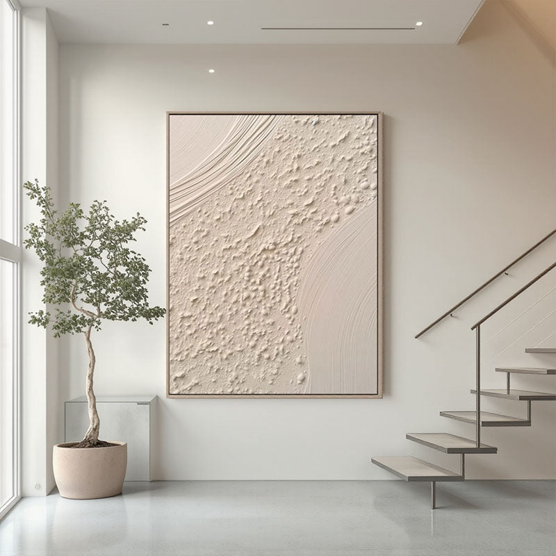 Beige & Brown Abstract #BB094