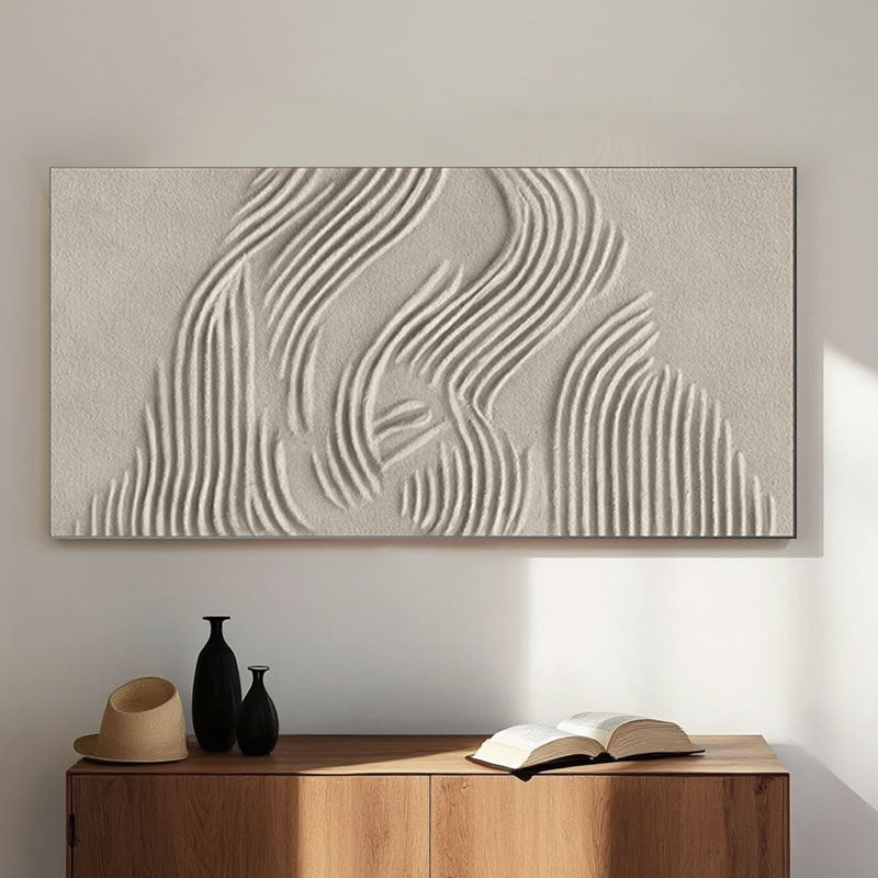 Beige & Brown Abstract #BB144