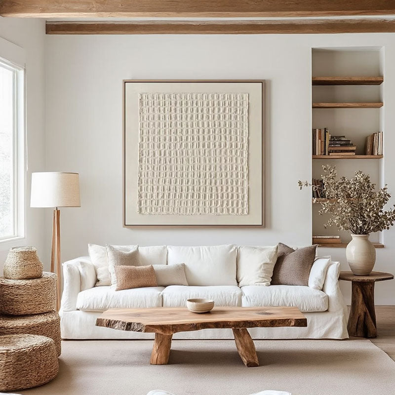 Beige & Brown Abstract #BB136