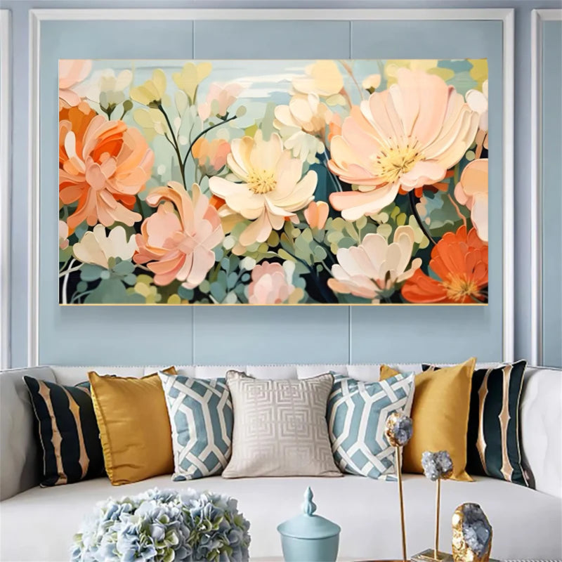 Abstract Colorful Painting "Dreams in Bloom"