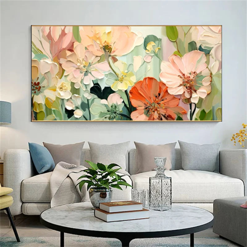 Abstract Colorful Painting "Petals of Infinity"