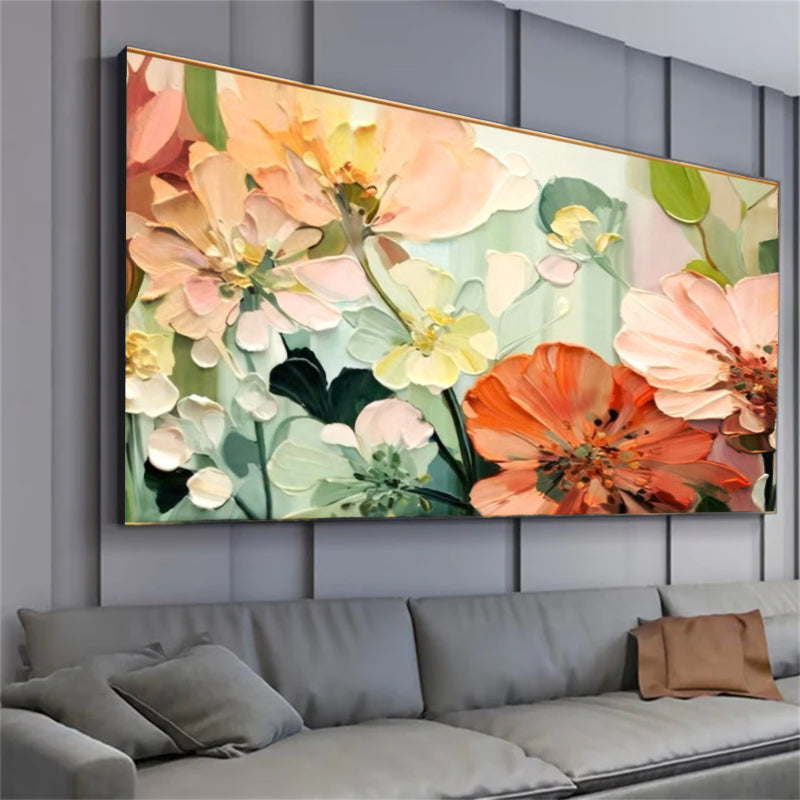 Abstract Colorful Painting "Petals of Infinity"