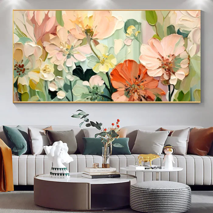 Abstract Colorful Painting "Petals of Infinity"